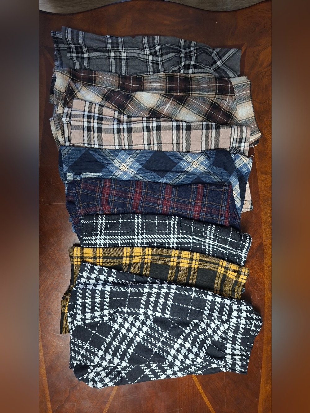 Mixed Plaid Skirts Bundle - Assorted Colors